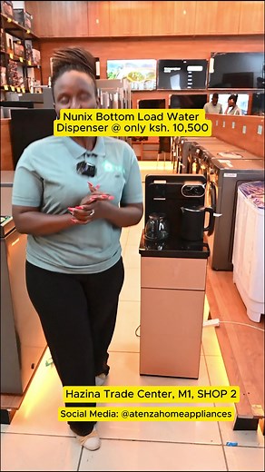 Nunix Bottom Load Dispenser With Remote Control and Touch Features @nly ksh. 10,500 #goviral #atenzahomeappliances #wednesday #fyp #kenyantiktok🇰🇪 #viral_video #homeappliances #kitchenappliances