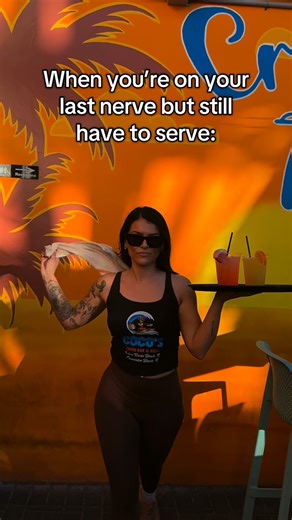 Coco’s Crush Bar OG on Instagram: "We put the ‘serve’ in ‘service’ 😏 #cocoscrushbarandgrill #orangecrush #clearwaterbeach #indianrocksbeach #tampabayeats"