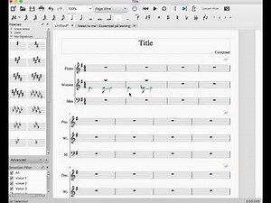 Easy 4 part in Musescore