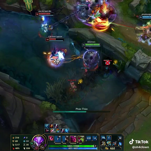 Shaco trong Combat - Main Shaco Skill Combo