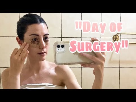 blepharoplasty (under eye bags ) SURGERY | first 24 hours