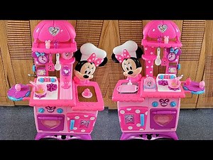 12 Minutes Satisfying with Unboxing Disney Minnie Mouse Kitchen set ASMR