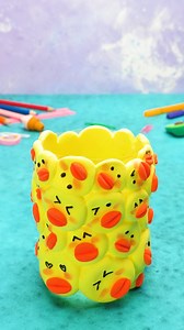 10K views · 48 reactions | Quack Quack! 閭 Make a Fun Duck Supply Holder! | SUPER SLICK SLIME SAM | Facebook