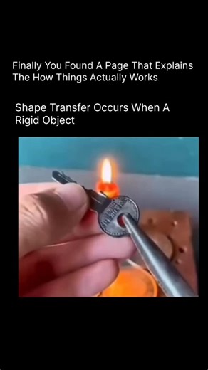 How Things Actually Works on Instagram: "Shape transfer happens when strength meets softness. When a rigid object presses into a softer or more flexible material, the softer surface deforms and takes on the shape of the object. This everyday physics principle explains footprints in sand, tire marks on roads, embossing on metals, and even how molds and casts are made. The harder the object and the softer the material, the clearer and longer-lasting the shape transfer becomes—showing how force, pr