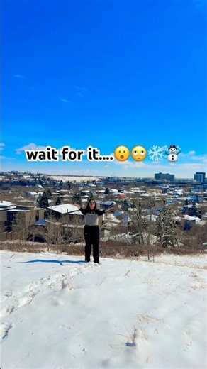 Wait for it… ❄️😳 This snow moment #shorts #youtubeshorts #funny #snow #vlog