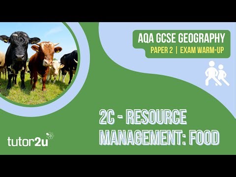 Exam Warm-up for AQA GCSE Geography | Resource Management: UK Overview and Food Option (Paper 2C)