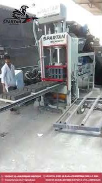 Fly Ash ✅ Paver Block ✅ Concrete Block ✅One Name, One Solution — The Spartan Machinery 🔥