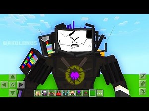 Skibidi Toilet ADDON UPDATE in MINECRAFT PE