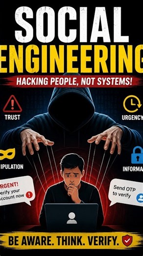 Hackers Don’t Hack Computers… They Hack YOU! 🧠💻 | Social Engineering Explained