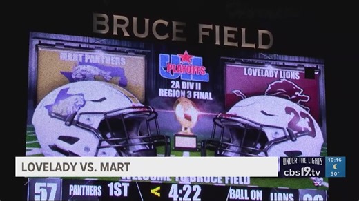 UNDER THE LIGHTS: Mart defeats Lovelady 57-20
