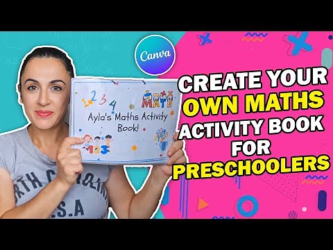 Create a toddler Maths Activity Book With Canva - Perfect for Home Learning!