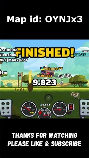 🐑 Is MUSCLE CAR The Best Today? 🐑 (Hill Rush) - Hill Climb Racing 2 #shorts #hcr2
