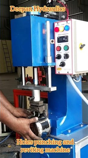 utensils handle reviting machine #cookware #machine