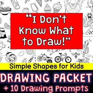 What to Draw: Simple Shapes Drawing Prompts & Creative Challenges for Grades 4–8