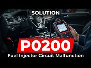 HOW TO FIX P0200 OBD II ERROR CODE - Fuel Injector Circuit Malfunction And Misfire Repair