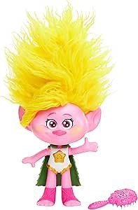 Mattel DreamWorks Trolls Band Together Toys, Rainbow HairTunes Viva Doll with Lights, Music & Sound, Inspired by the Movie