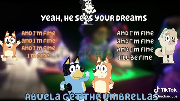 Bluey Characters Sing We Don't Talk About Bruno (AI Cover)