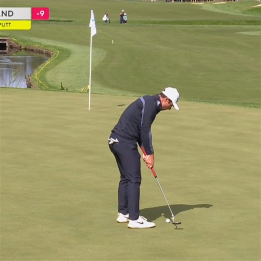 Viktor Hovland eagled No. 18 to cap off a fantastic 66 and soar up the BMW PGA leaderboard. 🇳🇴 ROLEX | #ROLEXSeries | Golf Channel