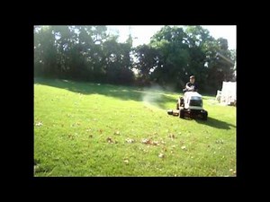 Mowing The Lawn With the Cub Cadet GT2550