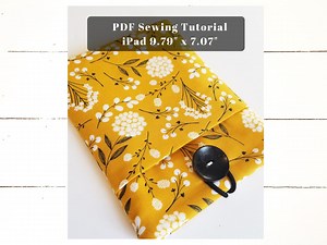 IPad Sleeve Sewing Tutorial Pattern iPad With Pocket DIY PDF Sewing Ebook How to Make iPad Cases INSTANT Download Beginner Sewing - Etsy
