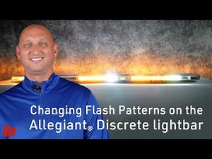 Federal Signal ProTips | Changing Flash Patterns on the Allegiant® Discrete Light Bar