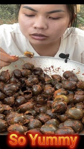 Eating Snails for the First Time ? 🐌 Please tell me delicious or not?