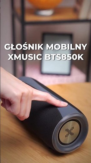 Stwórz przestrzenny dźwięk dzięki głośnikowi mobilnemu XMUSIC BTS850K Radio FM