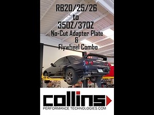 R32 GTST RB20DET RB25DET RB26DETT RB30 To 350Z 370Z 6-Speed Transmission NO-Cut Installation video