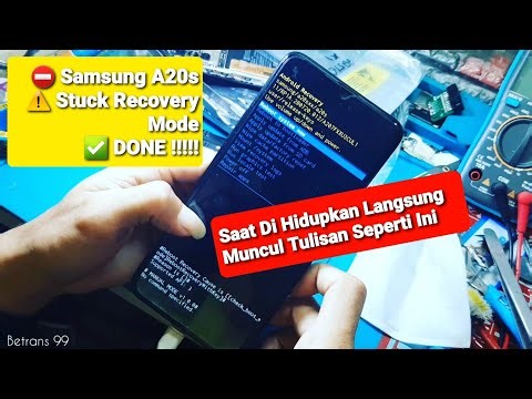 Samsung A20s Recovery Mode Problem (SM-A207F)