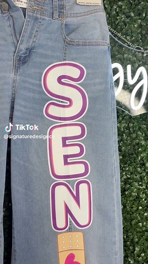Custom Doc McStuffins Senior Jeans — Order Before School Starts