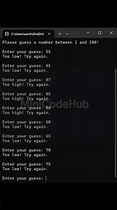 Number Guessing Game with Attempts Counter in C++ #cpp #programming #coding #basics #projects
