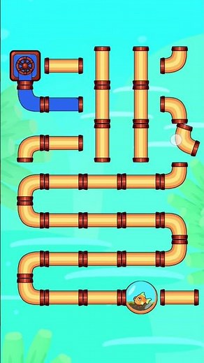 Save the fish pull the pin game play #savethefish #pullthepin #puzzlegame #walkthrough #games #short