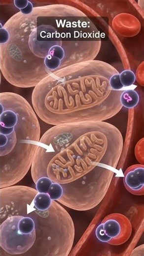 How Oxygen Travels Through Your Body 🫁❤️ | Respiration Explained