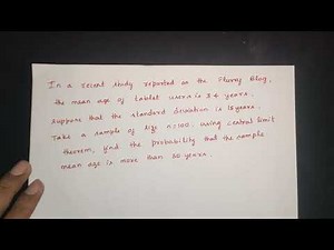 BCS301 Module 4 | Central Limit Theorem & Sample Mean Age | Model Question Paper-ll