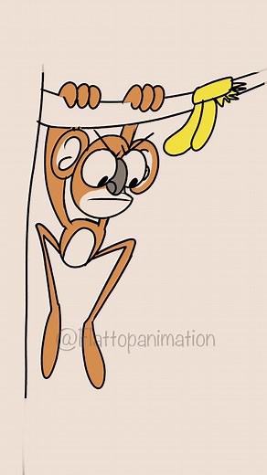I love Bananas #banananananananananananananana #flattopanimation #flipaclipanimation #fyp #animation #funnyvideos