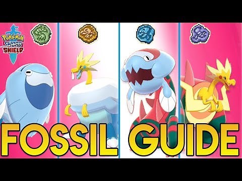How to get ALL FOSSIL Pokemon in Sword and Shield | Fossil Pokemon Guide