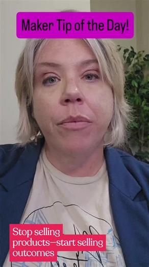 I used to think that showcasing my products alone would be enough to grow my handmade business. But something was missing—the real connection with my customers. Here's the truth: people don't just buy products, they invest in outcomes. They want to see how your work fits into their lives, solves their problems, or sparks joy. So, instead of just showing what you make, show what it does. Share the story behind it, the moments it creates, the value it brings. That shift changed everything for me. 