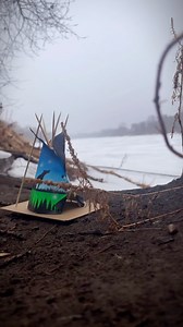 17 reactions | Mini Tipi冀 • • • • #indigenous #indigenousart #indigenousartist #handpainted #nativeart #tipi #teepee #native | Brooklyn Rudolph Art | Facebook