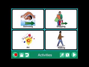GoTalk Now app - Navigating pages
