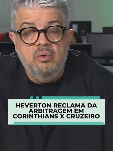 Polêmica! 🚨 @hevertonfutebol detonou a arbitragem dos jogos de ida e volta entre Corinthians e Cruzeiro pela Copa do Brasil 2025! 🤬 #jogoaberto #ExtrasEsportes #corinthians #cruzeiro #copadobrasil