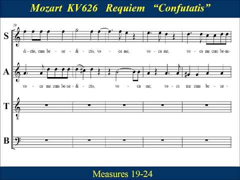 Mozart - KV626 - Requiem - 7 - Confutatis - Tenor