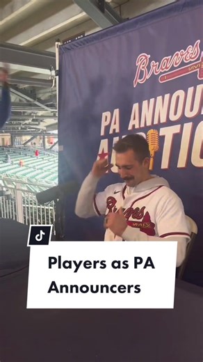 Atlanta Braves Starting Lineup Announcement