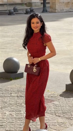 The Perfect🥀 Our RIHOAS Red Cap Sleeve Floral Maxi Dress❤️ #fashion #beauty #style #outfit #shorts