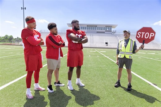 Chiefs’ Trey Smith extends ‘guard’ duty from field to starring role in State Farm ad