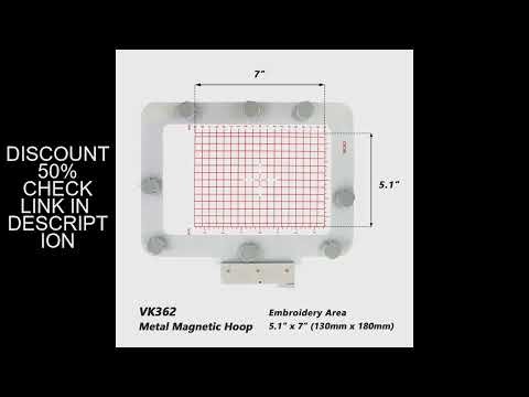 Magnetic Hoop for Husqvarna Viking Designer Pfaff Creative Vision, Metal Magnet Embroidery Machine S