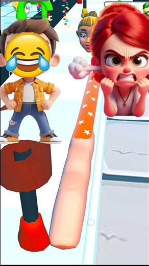 . "How long can this nail go?#LongestNail#MobileGame #Shorts#gamingshorts#viral #satisfying#gaming