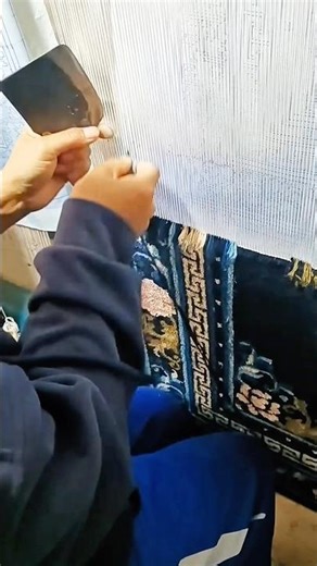 Amazing! Traditional Handmade Carpet Making Process #shorts