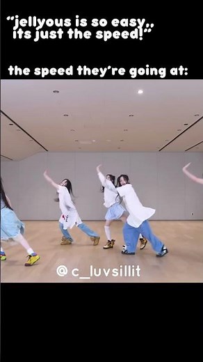 #ILLIT || the point of jellyous is the speed 🥹 || #illit #kpop #dance #jellyous #viral #fypシ