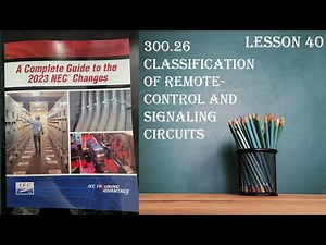 2023 300.26 Classification of Remote Control and Signaling Circuits
