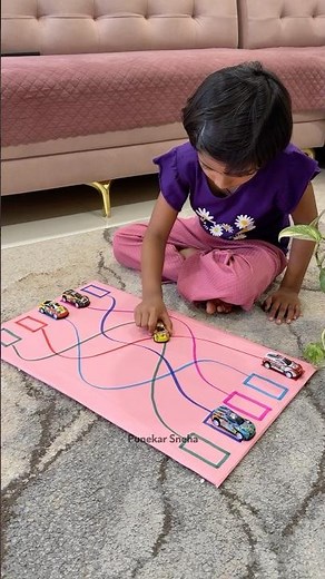 🚗 Fun Road Tracing Activity for Kids | Easy Toddler Learning Game 🎉 #kidsactivities